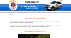 Desktop Screenshot of hatzolah.com.au